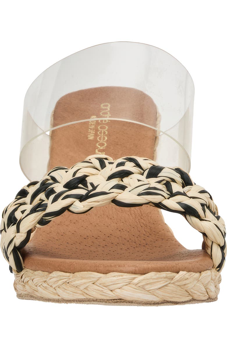 André Assous Allison Espadrille Wedge Slide Sandal, Alternate, color,