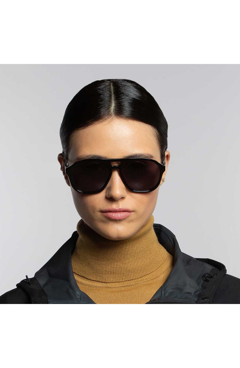 INDESCRATCHABLES Flex 59mm Aviator Sunglasses, Alternate, color, 