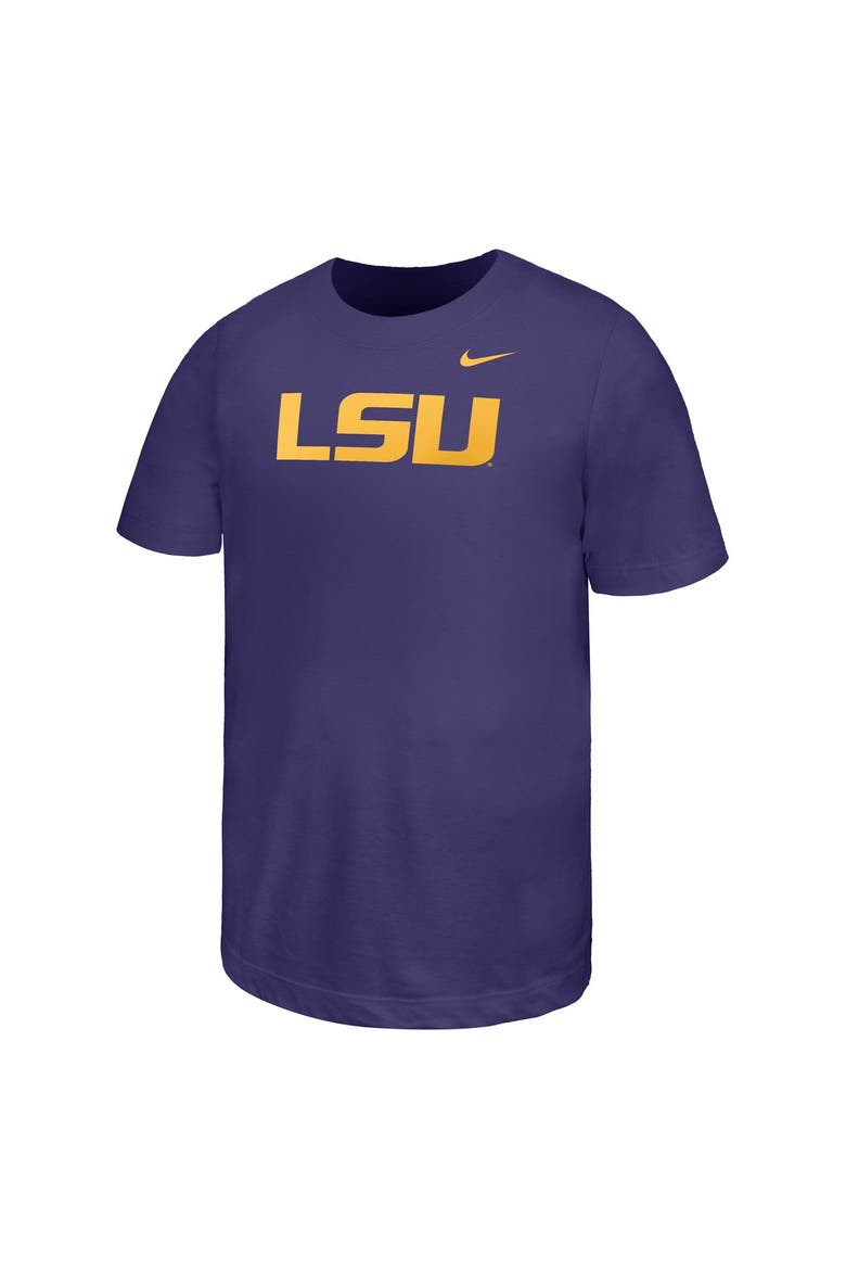 Youth Nike Purple LSU Tigers Logo T-Shirt, Alternate, color, Purple