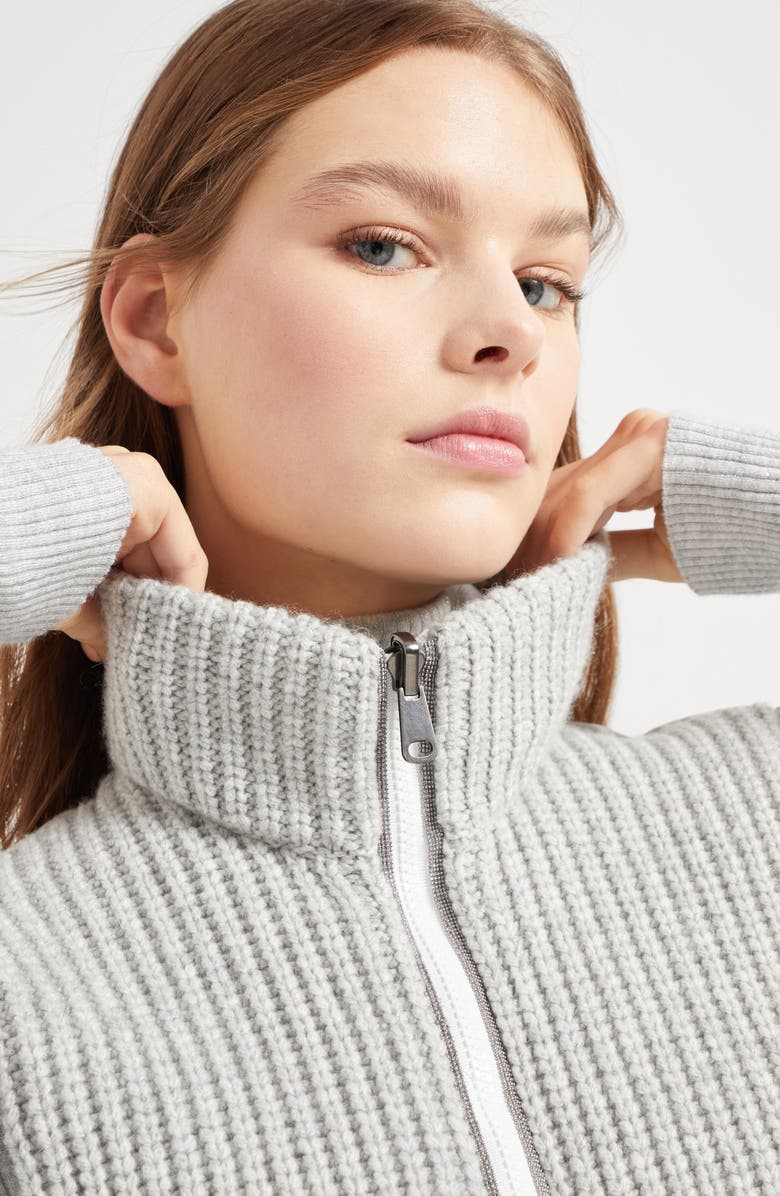 Brunello Cucinelli Cashmere down vest, Alternate, color, 