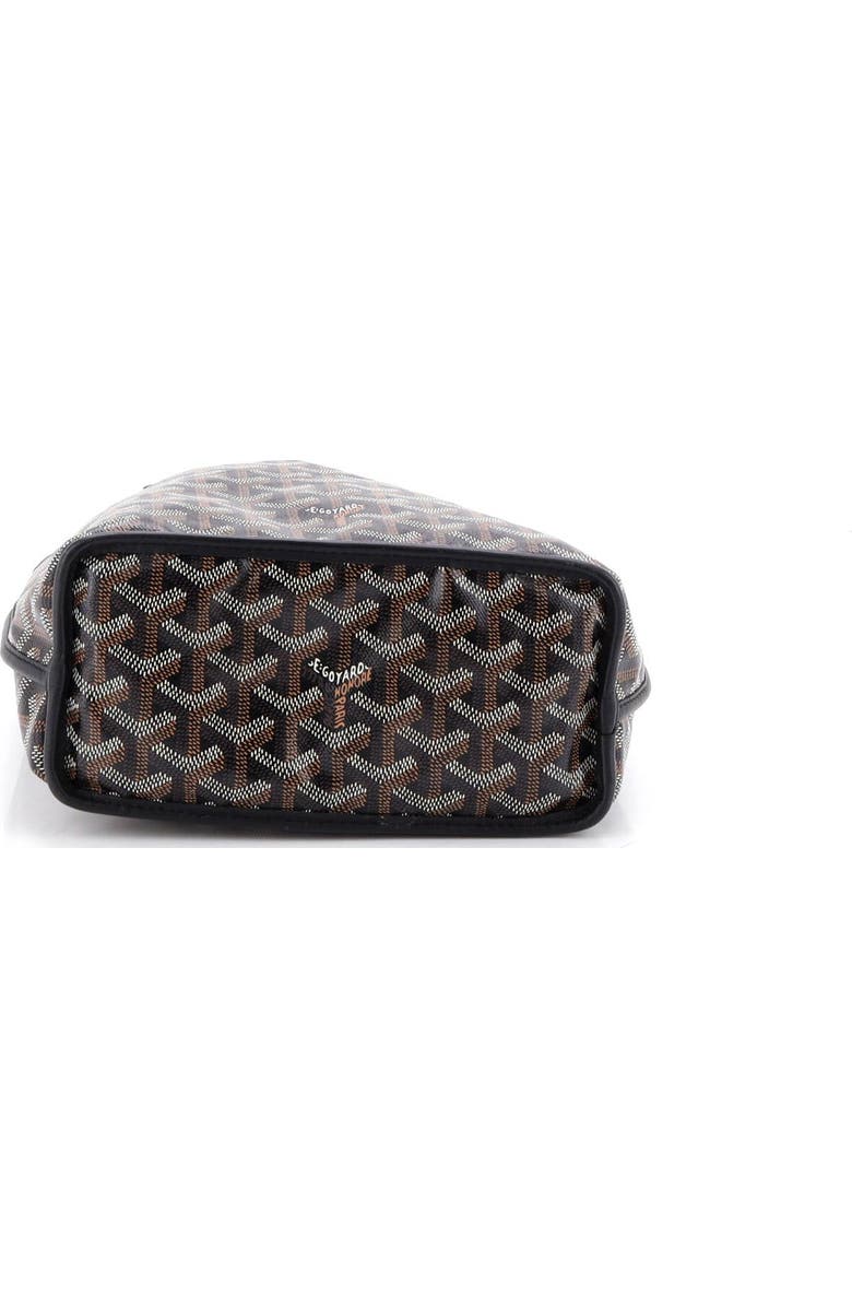 Pre-Owned Goyard Anjou Reversible Tote Coated Canvas Mini, Alternate, color, Black