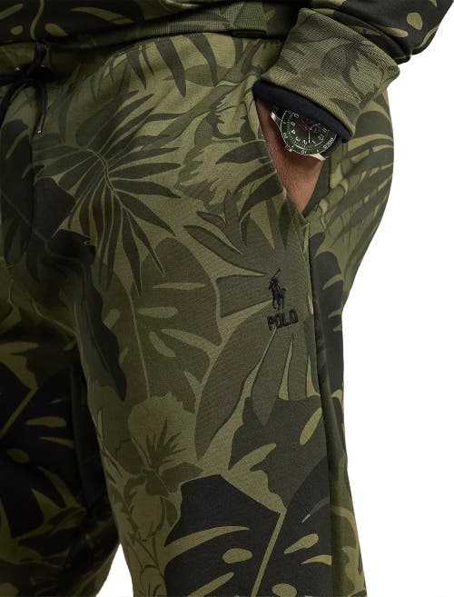 Polo Ralph Lauren Big & Tall Palm-camo Double-knit Joggers In Palm Cove Camo