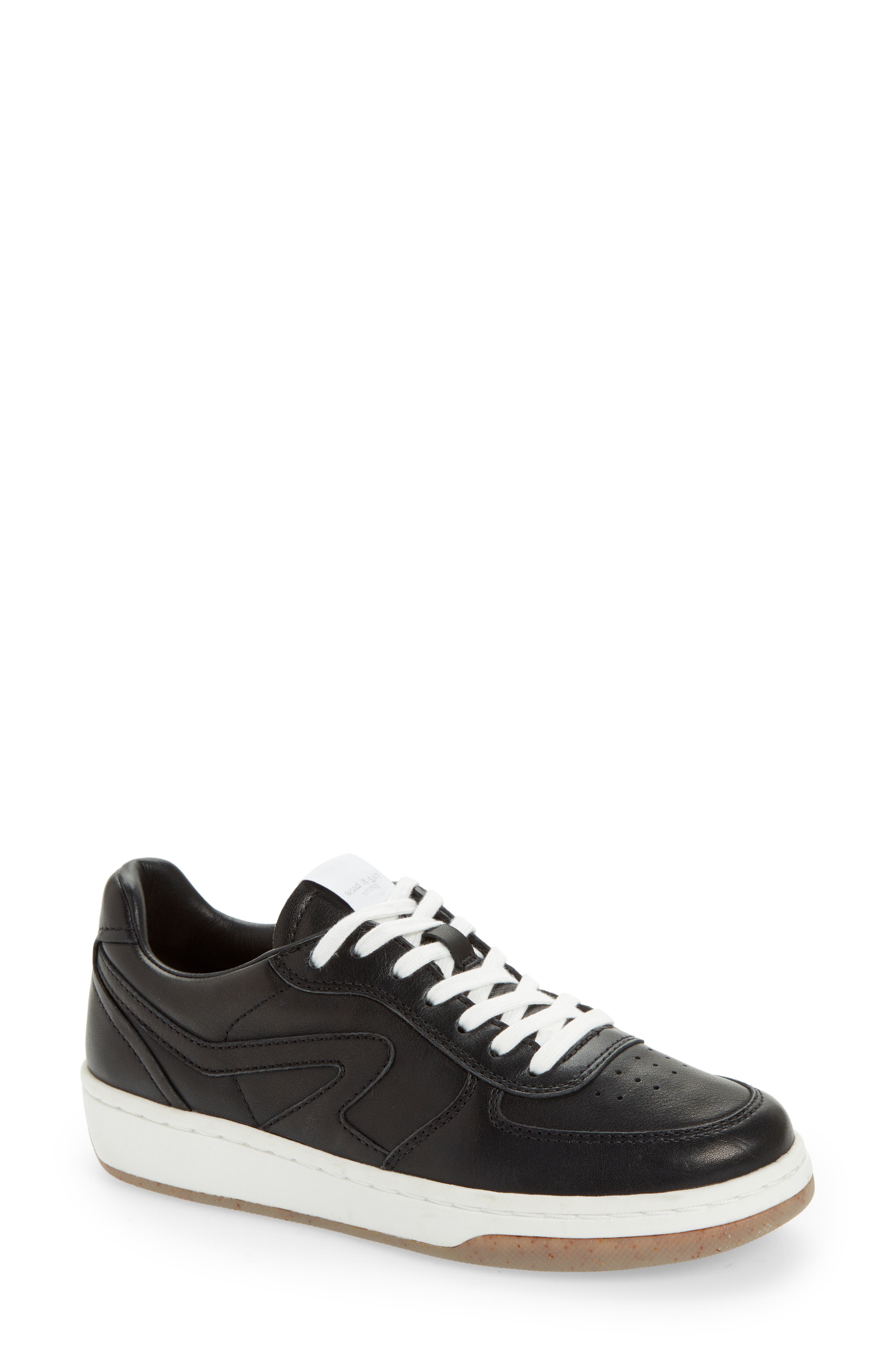 rag & bone Retro Court Sneaker, Main, color, Blk