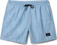 Maui & Sons Echo Walk Linen & Cotton Drawstring Shorts