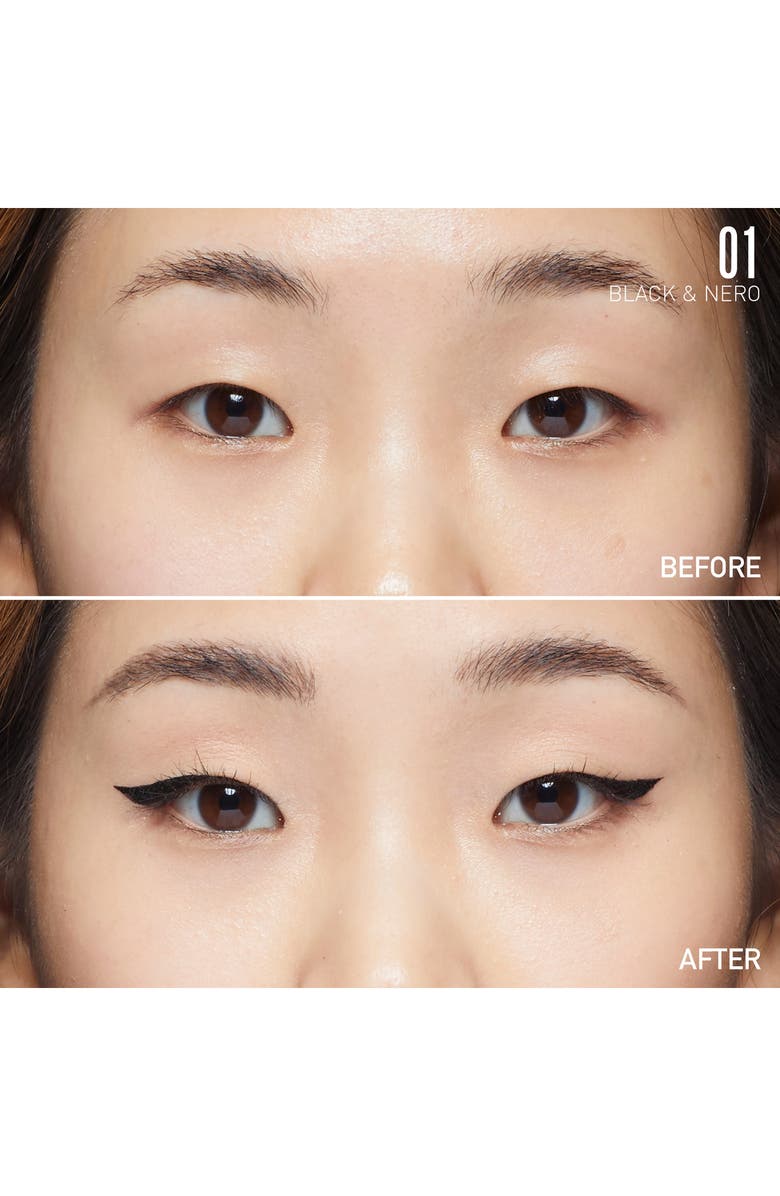 Valentino Twin Liner Gel & Liquid Eyeliner, Alternate, color, 01 Black / Nero