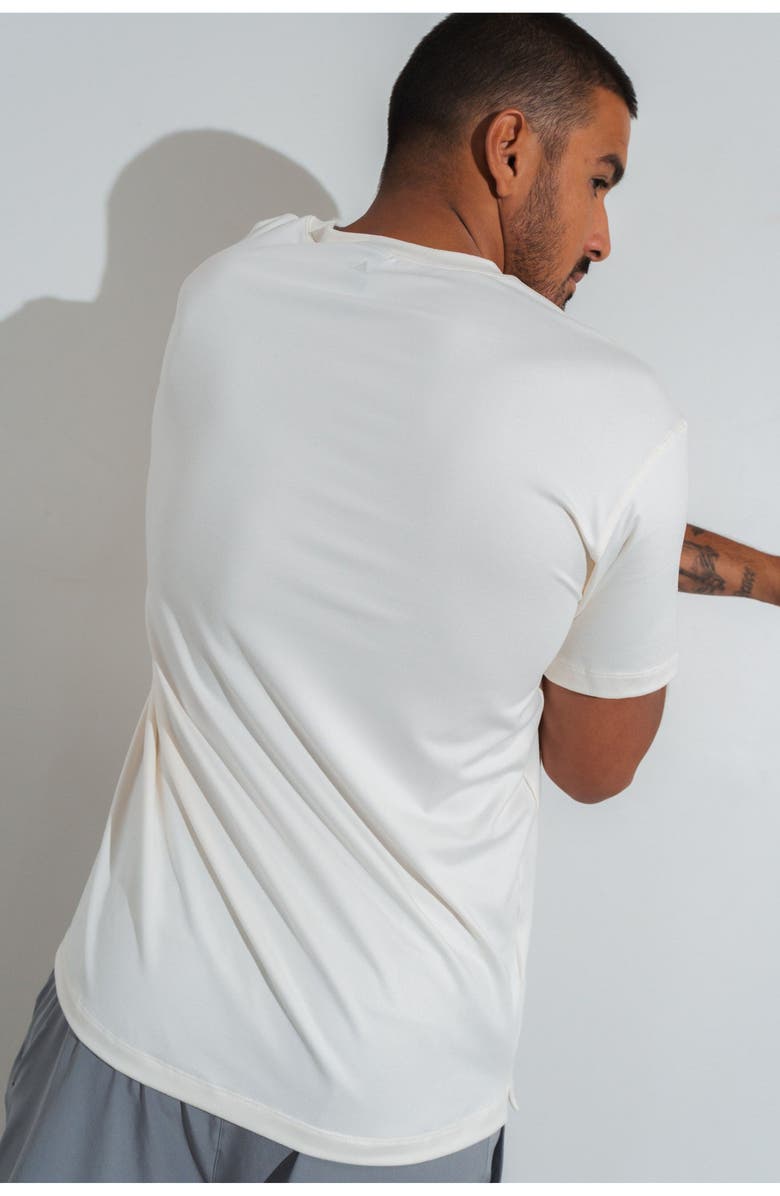 Vitality Motive Crew Tee, Alternate, color, Oat