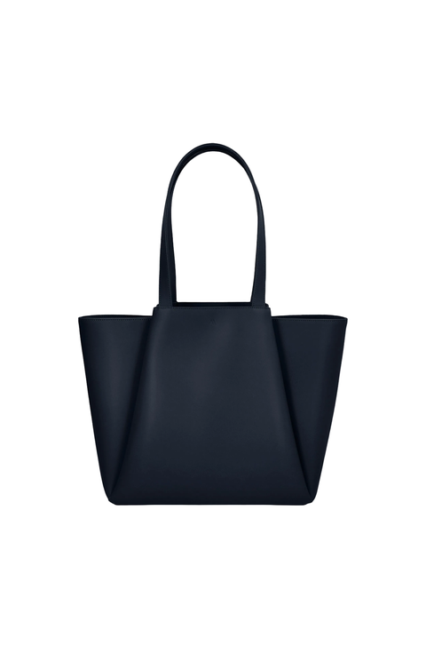 Pyramid Leather Tote Bag