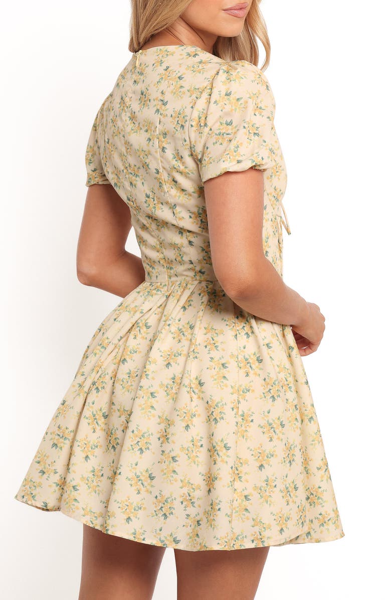 Petal & Pup Anais Puff Sleeve Minidress, Alternate, color, Floral