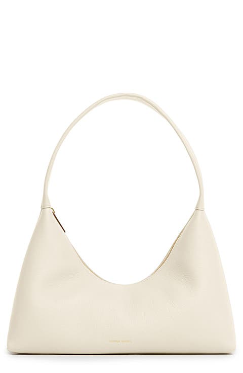 Candy Baguette Leather Shoulder Bag