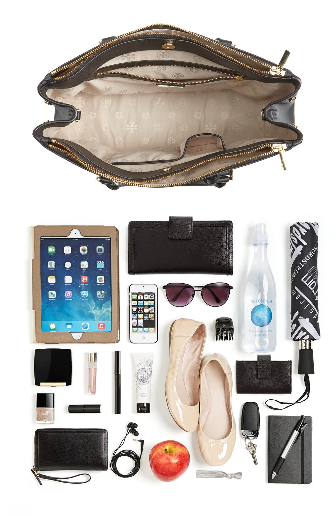 Tory Burch 'Robinson' Double Zip Tote, Alternate, color, 