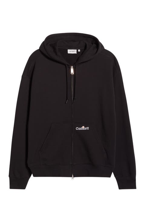 Embroidered Logo ZIp Hoodie