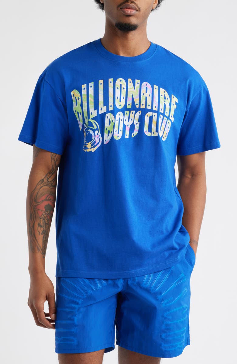 Billionaire Boys Club Arch Logo Graphic Cotton T-Shirt, Main, color, Surf The Web