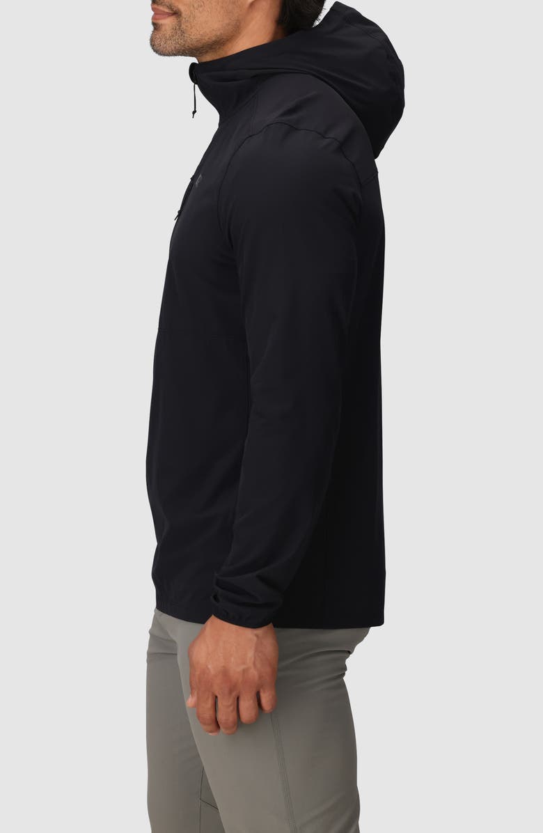 Outdoor Research Astroman Air Sun Half Zip Hoodie, Alternate, color, Black