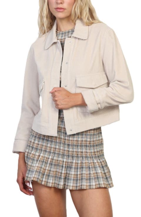 Garment Washed Corduroy Jacket