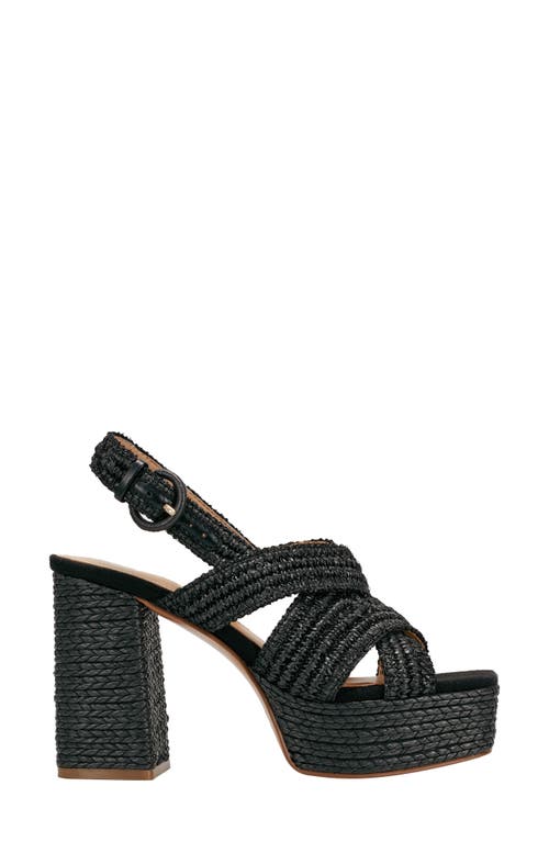 Marc Fisher Ltd Caddy Platform Sandal In Black