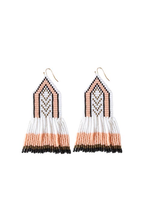 Marquee Fringe Embera Earrings