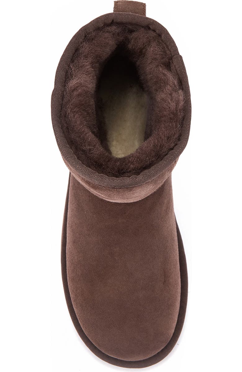Australia Luxe Collective Cosy Xtra Short Genuine Shearling Bootie, Alternate, color, Burnt