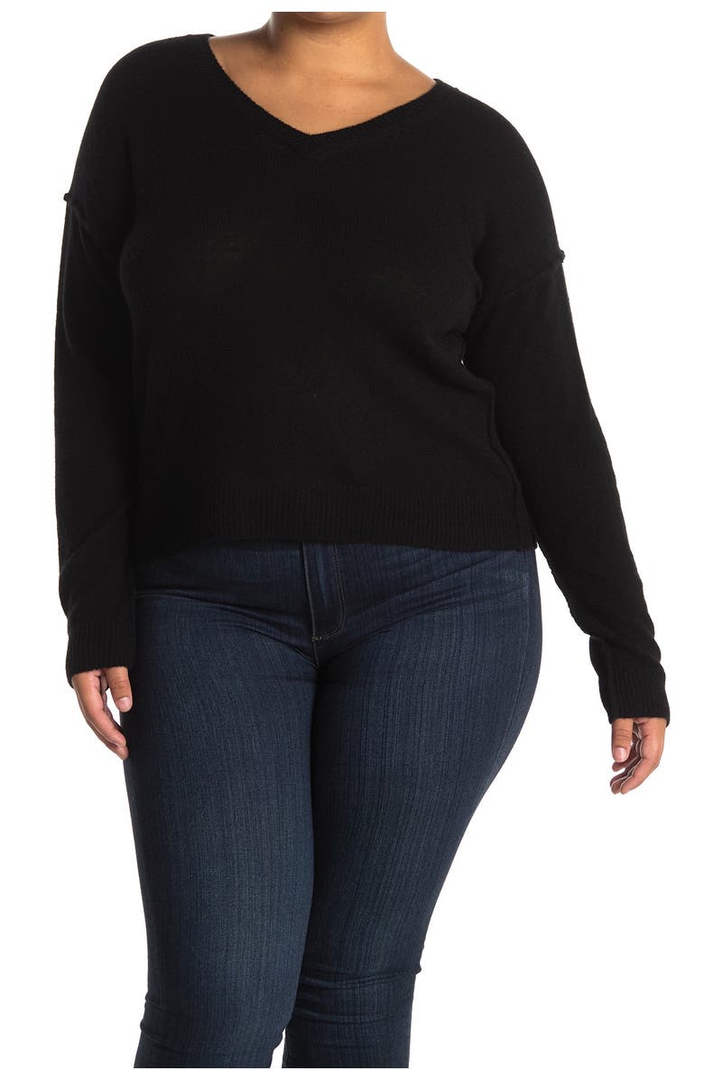 525 America Lightweight Cashmere V-Neck Sweater, Alternate, color,