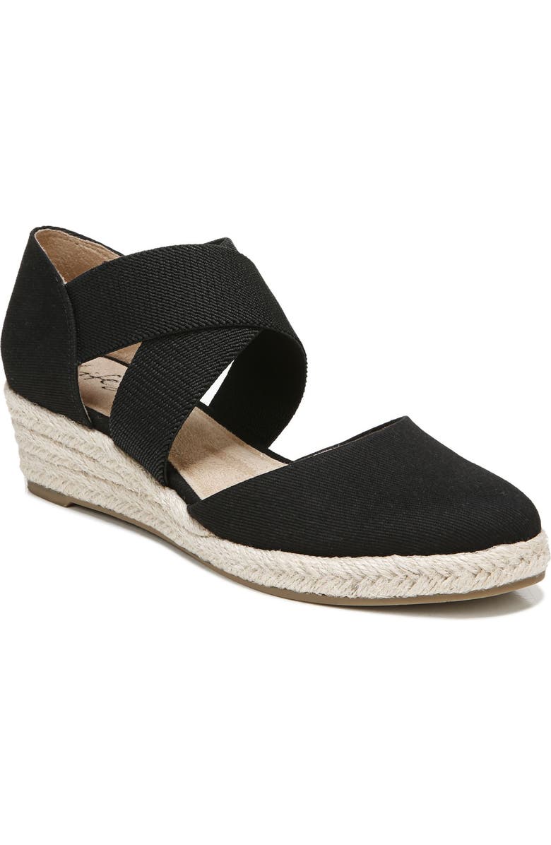 LifeStride Keaton Espadrille Wedge Sandal, Main, color,