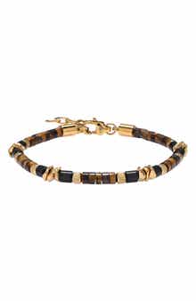 Men's Theodore Agate Beaded Bracelet