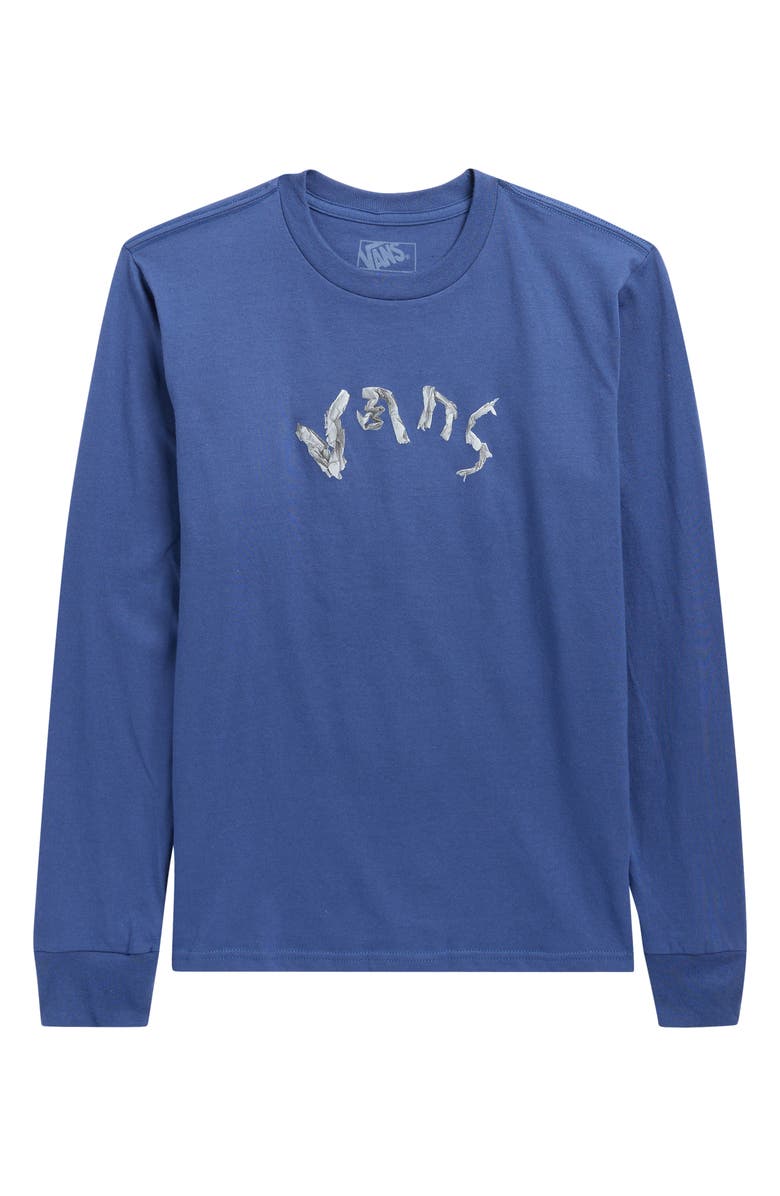 Vans Kids' Ideas 66 Long Sleeve Graphic T-Shirt, Main, color, True Navy