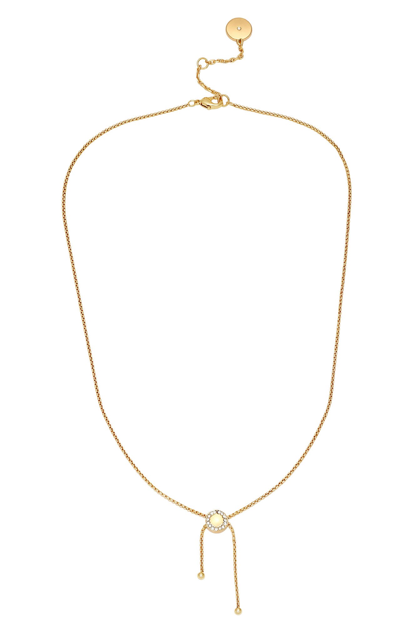 Crystal Lariat Necklace