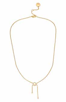 Crystal Lariat Necklace