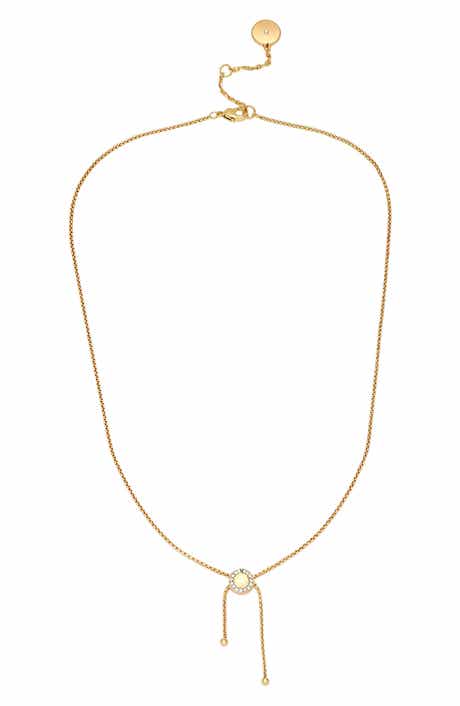 Crystal Lariat Necklace