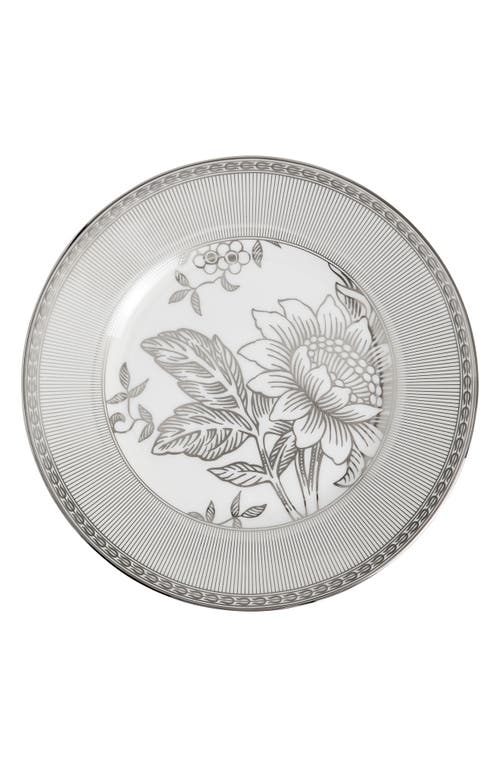 Wedgwood Silver Tonquin Bone China Plate In Gray