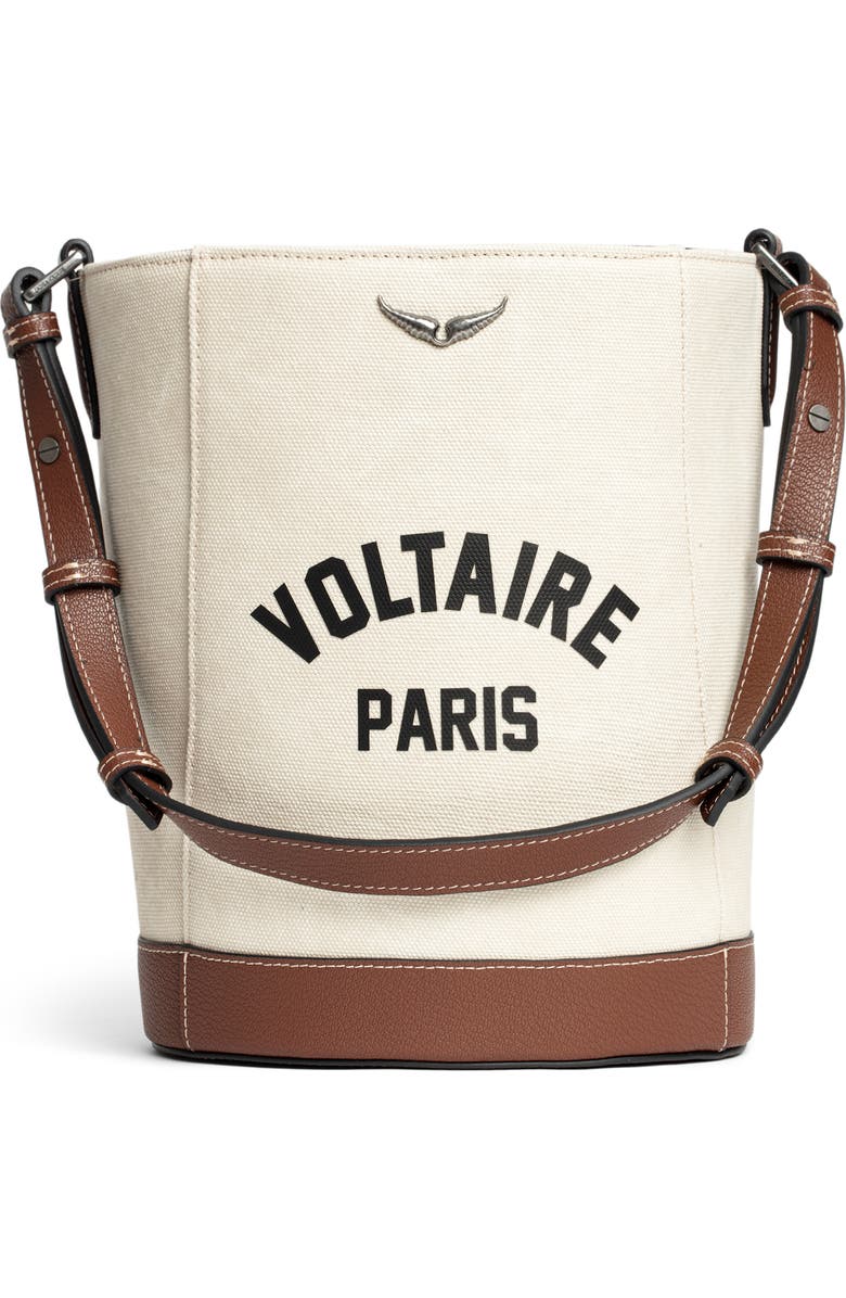 Zadig & Voltaire Z Voltaire Bucket Bag, Main, color,