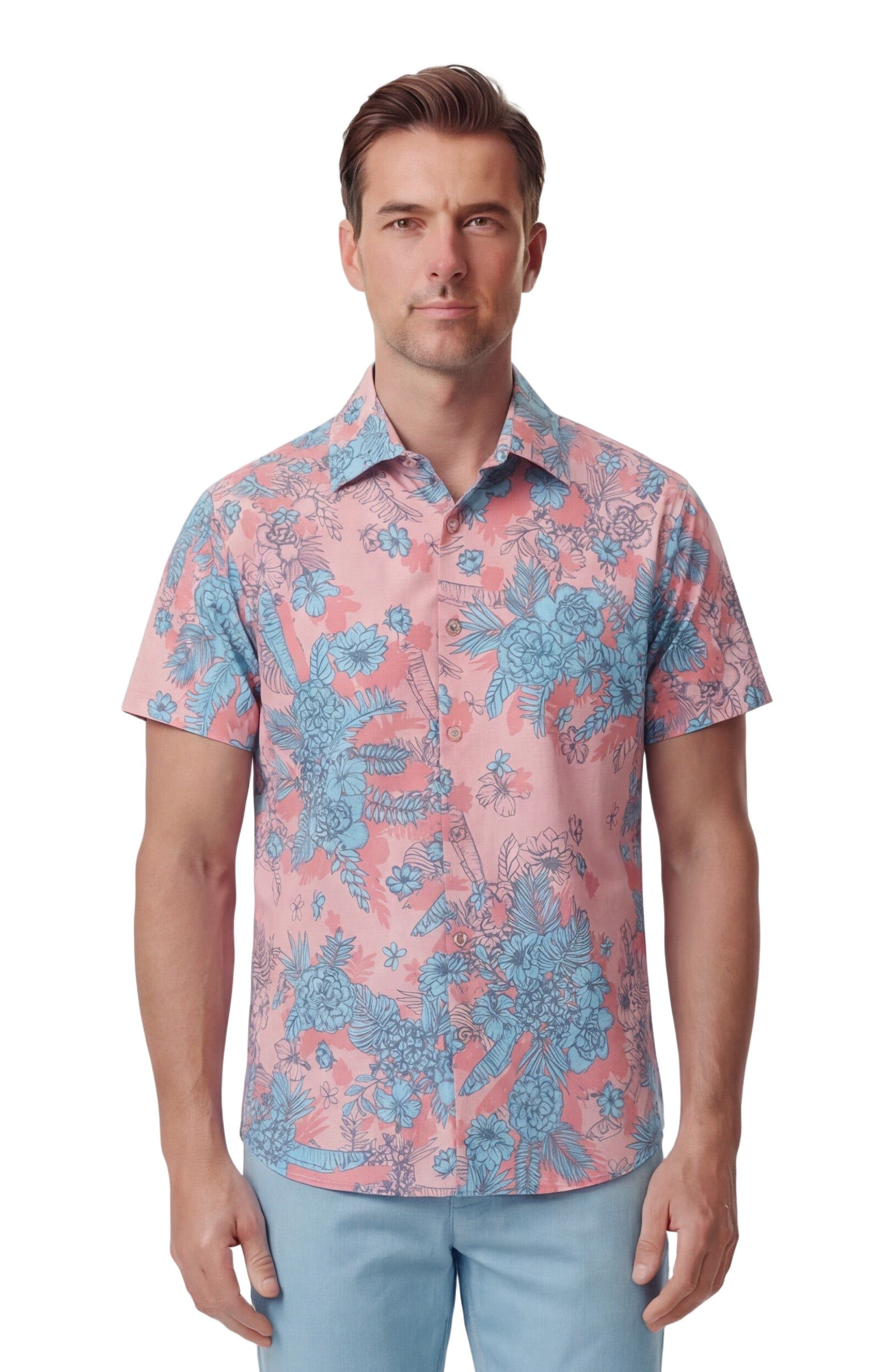 MONO FLORAL CORAL