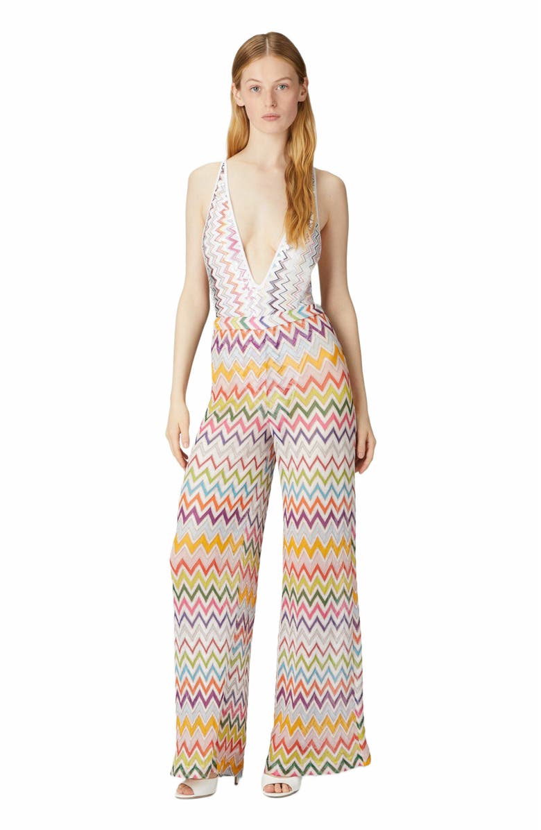 Missoni Palazzo Pants With Elastic Waist, Main, color, 