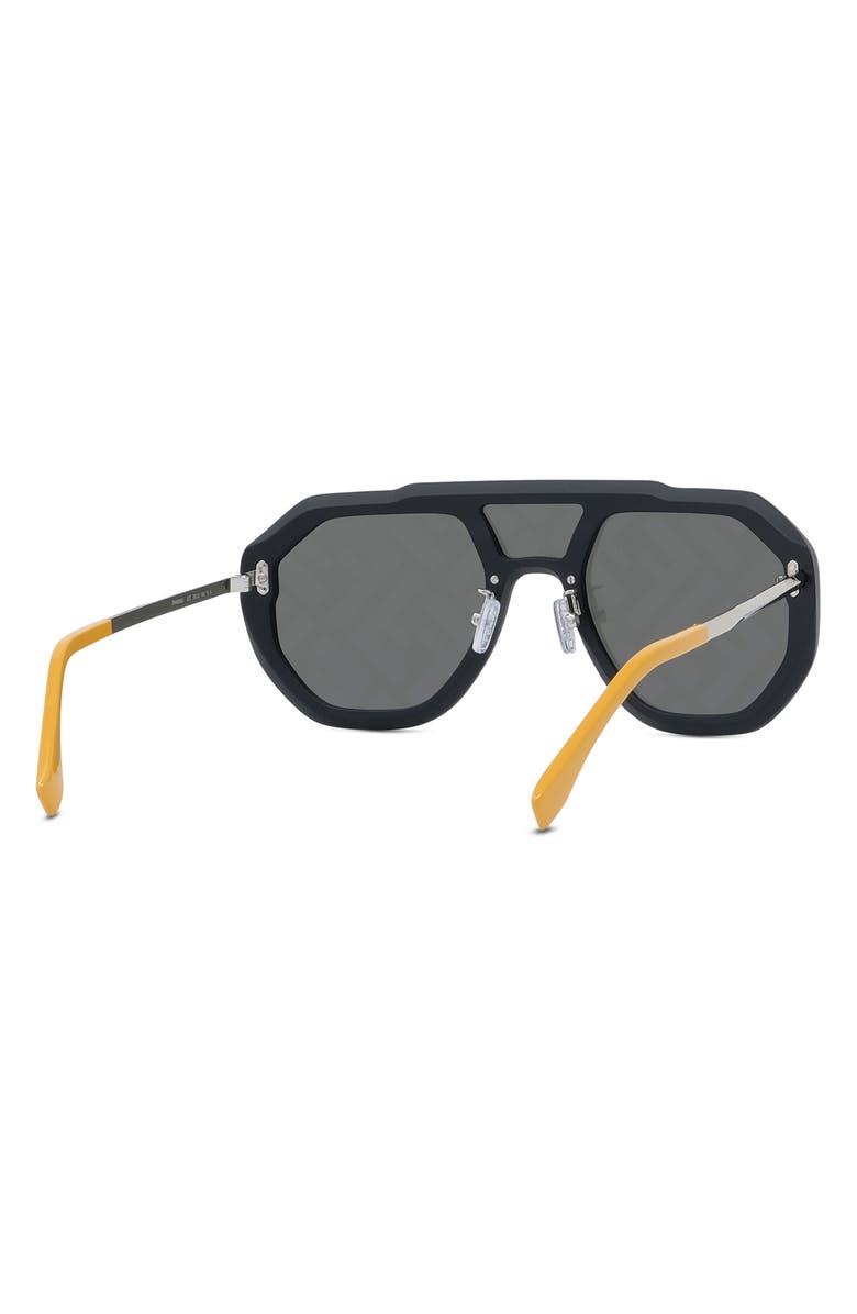 Fendi 'Fendi Mask Logo Sunglasses, Alternate, color,