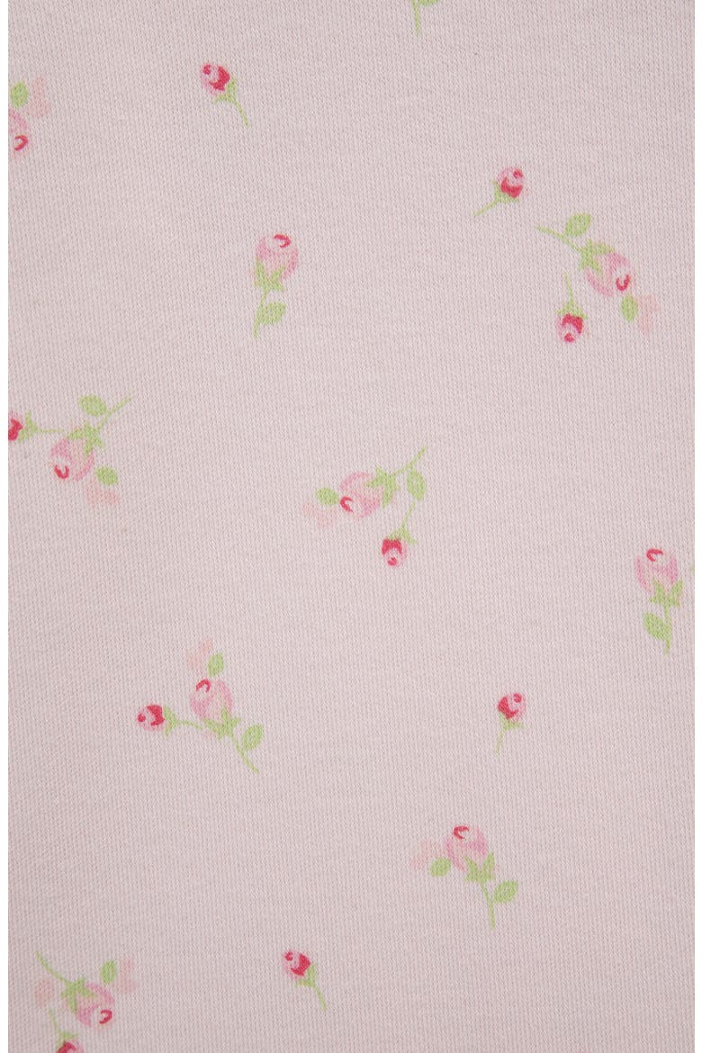 Rosebud Footie & Headband Set (Nordstrom Exclusive), Alternate, color, PINK