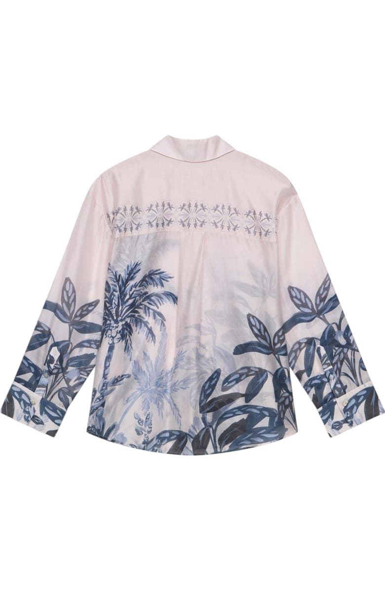 MINT VELVET Print Longline Shirt, Alternate, color,