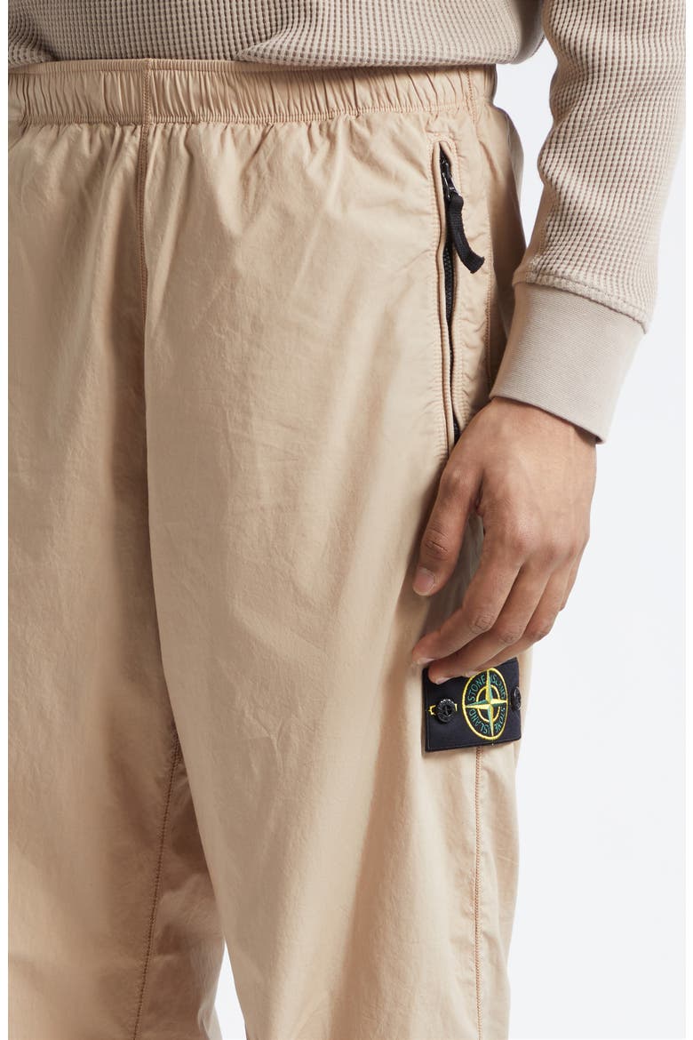 Stretch Cotton Track Pants, Alternate, color, DESERT