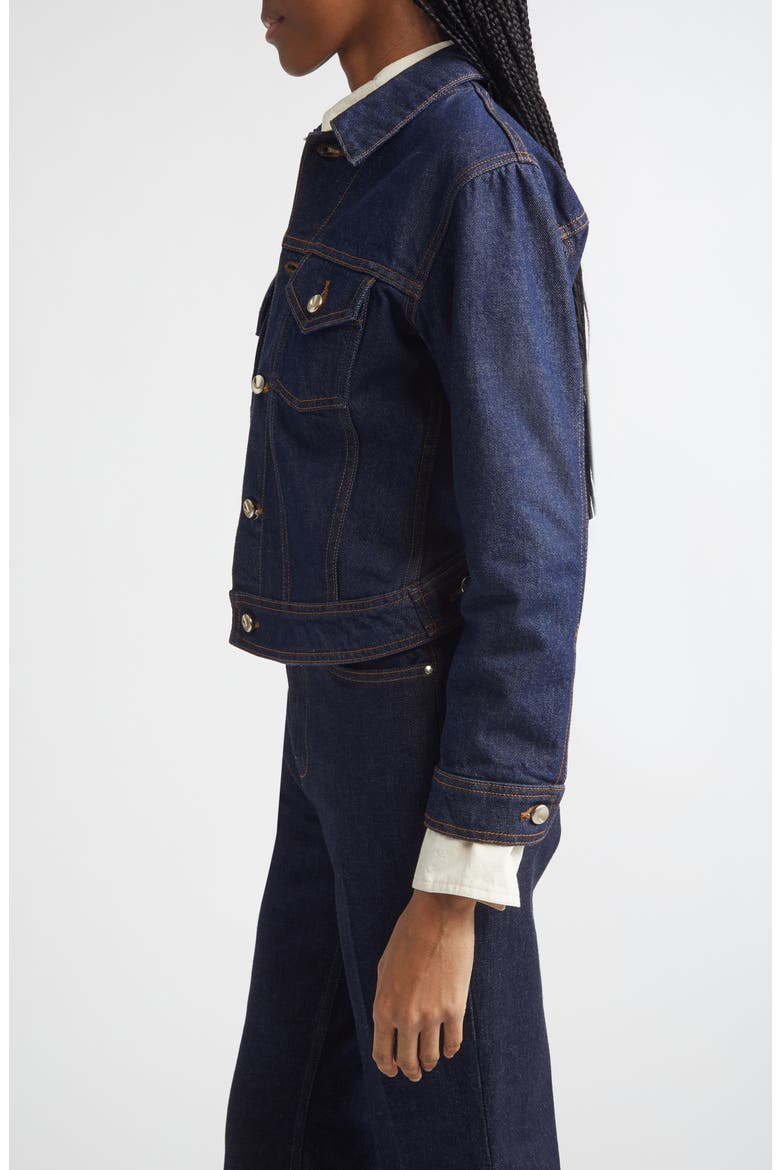 Hitch Denim Trucker Jacket, Alternate, color, SABLE WASH