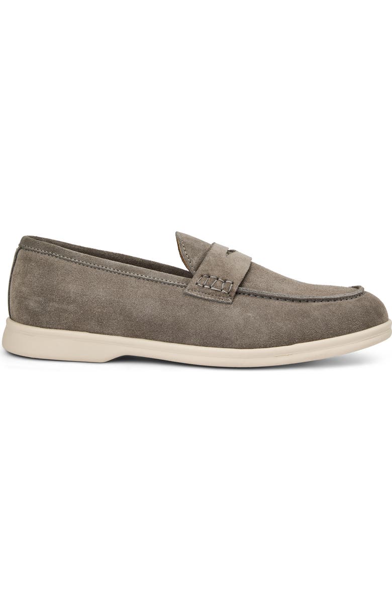 Bruno Magli Patrizio Penny Loafer, Alternate, color, Grey Suede