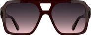 Kendra Scott Elisa 57mm Gradient Aviator Sunglasses