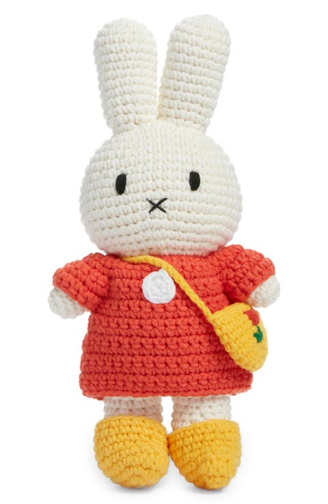 Miffy Dutch Rabbit and her Tulip Bag Stuffed Animal