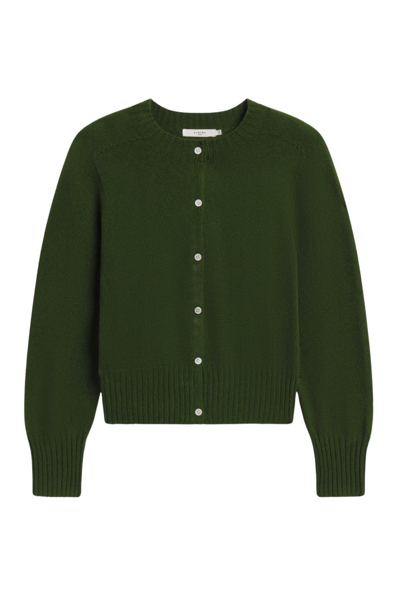 Knit Cardigan, Alternate, color, Green