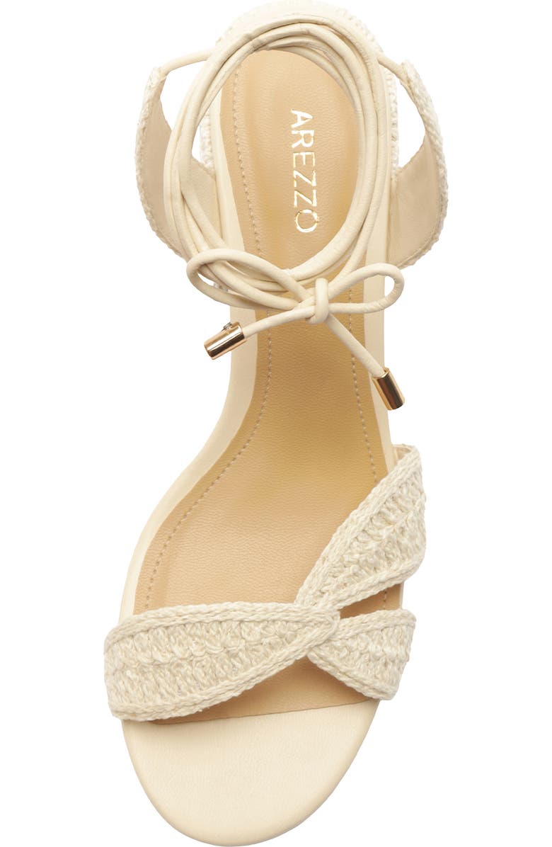 Arezzo Andy Ankle Strap Sandal, Alternate, color, Panacota