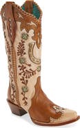 CORRAL Horseshoe Overlay Western Boot