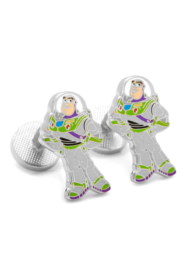 Buzz Lightyear Cuff Links, Main, color, METALLIC SILVER