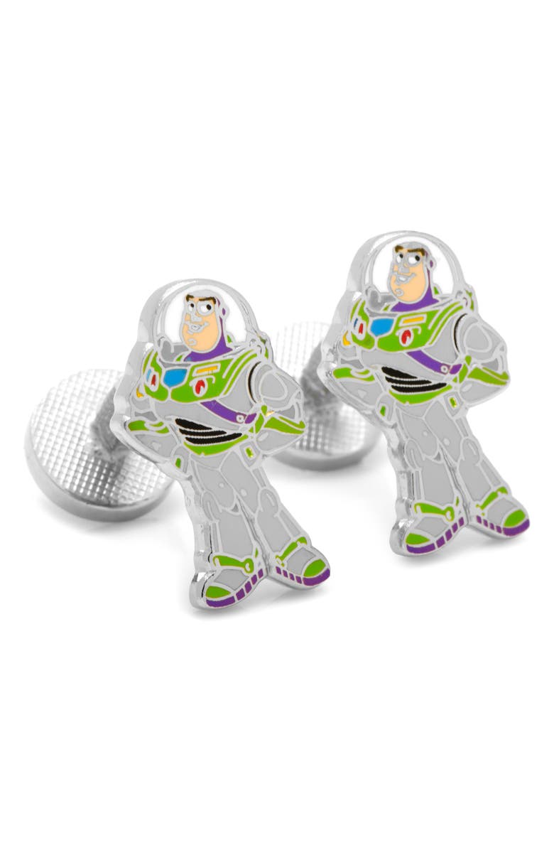 Cufflinks, Inc. Buzz Lightyear Cuff Links, Main, color, Metallic Silver