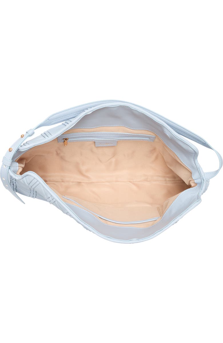 Sam Edelman Peddy Faux Leather Shoulder Bag, Alternate, color, Sky Blue