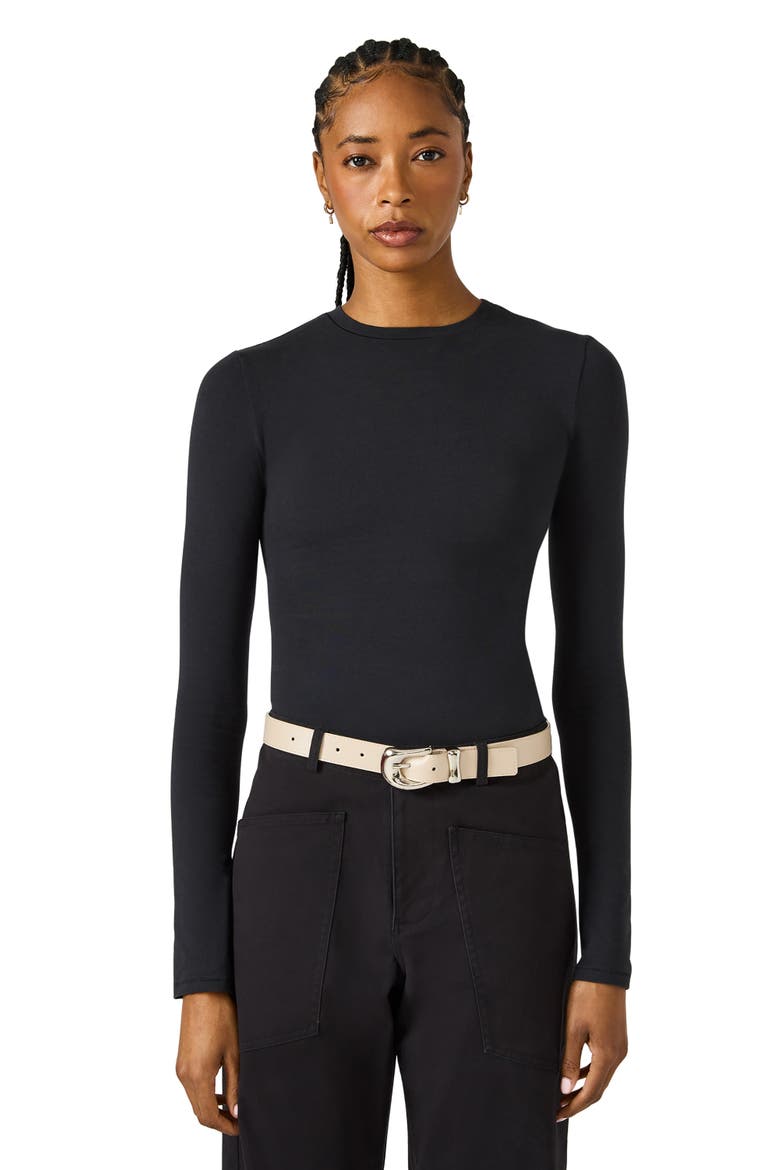 Nubuck Faux Leather Belt, Alternate, color, TAUPE