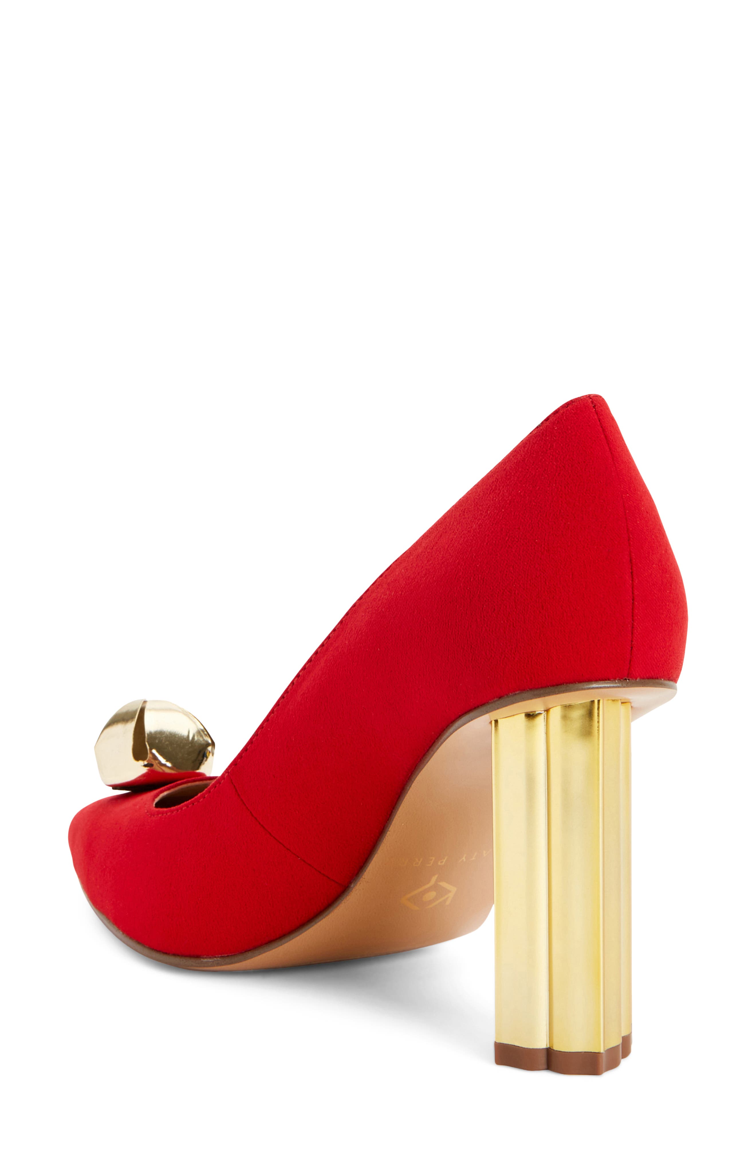 Katy Perry The Dellilah Jingle Pointed Toe Pump, Alternate, color, Light Red