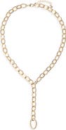 NORDSTROM RACK Oval Link Y-Necklace