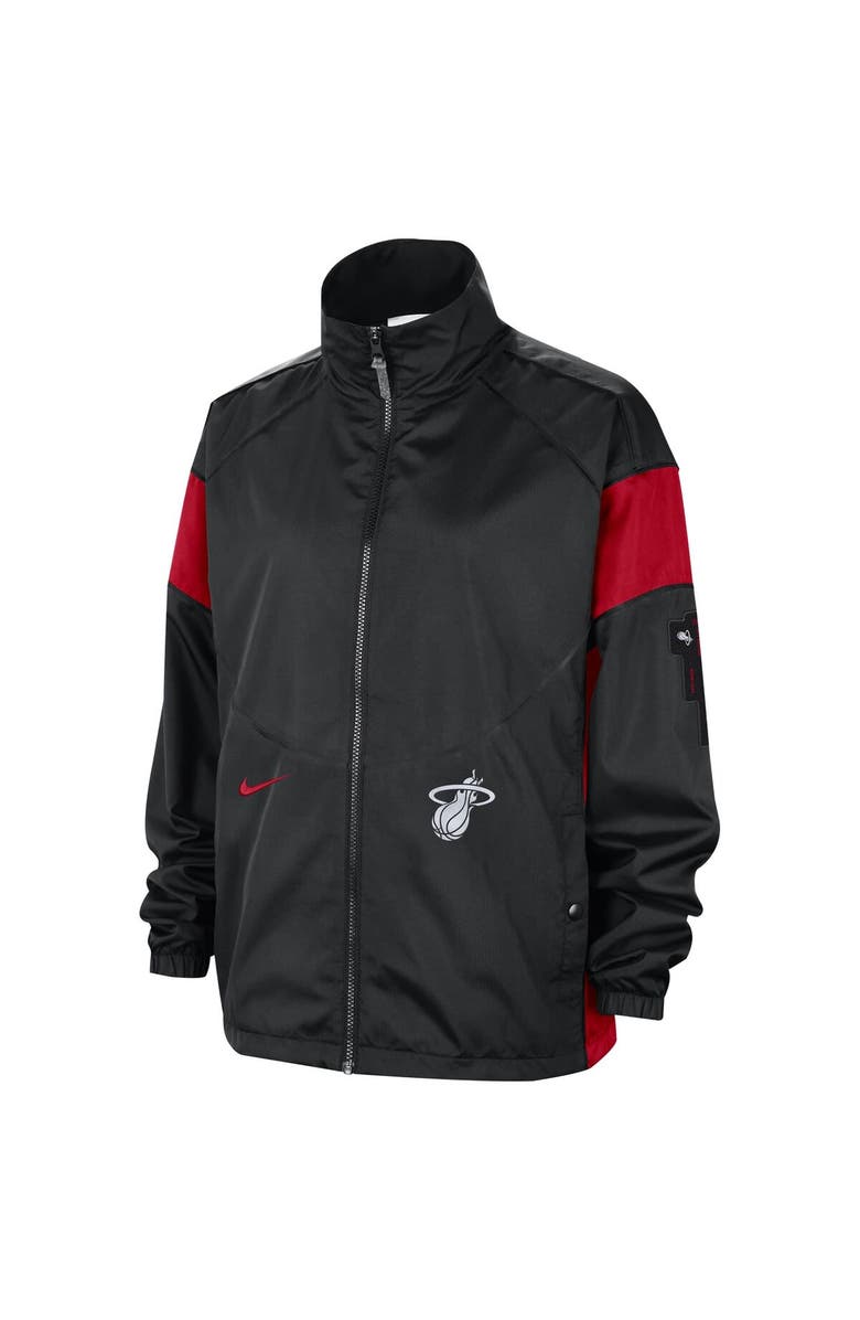 Nike Women's Nike Black Miami Heat 2023/24 City Edition Courtside Swoosh Fly Full-Zip Jacket, Alternate, color,